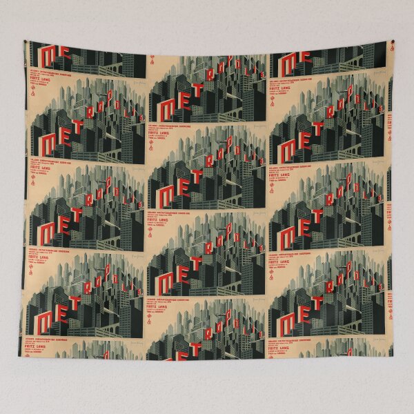 Item preview, Cartel de la película de ciencia ficción Metropolis Fritz Lang designed and sold by SolidEarthArt.