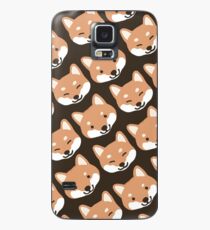 Cute Shiba Inu Face(s) Case/Skin for Samsung Galaxy