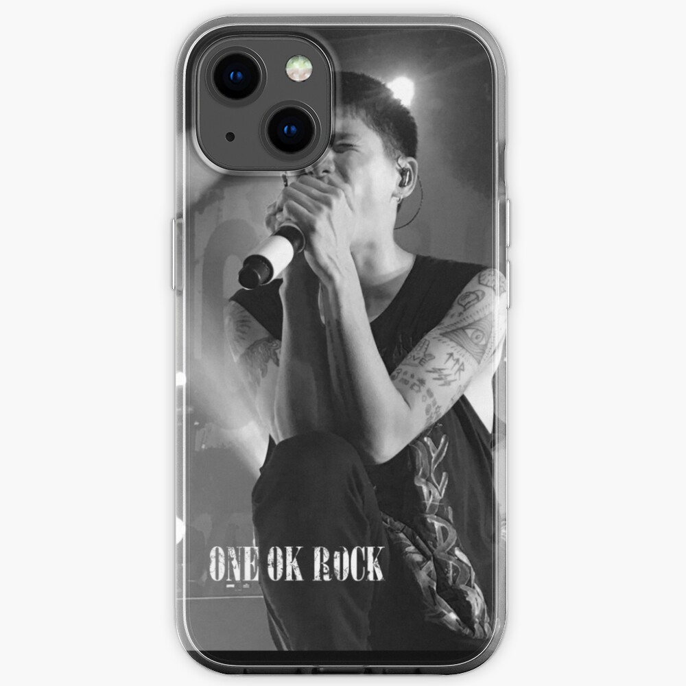 One Ok Rock Taka B W Phone Case Ambitions 17 Iphone Case By Avillarose Redbubble