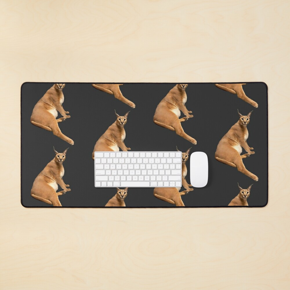 Big Floppa - Caracal meme cat / fat floppa / cursed floppa Greeting Card  for Sale by romanticists