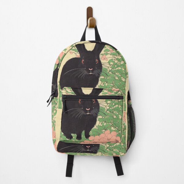 Item preview, Black Mini Rex Bunny Rabbit Mom Loves Vintage Nature Chinese New Year Animal designed and sold by wigobun.