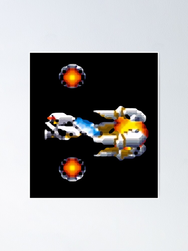 Super R Type Ship Poster By Justin Case001 Redbubble