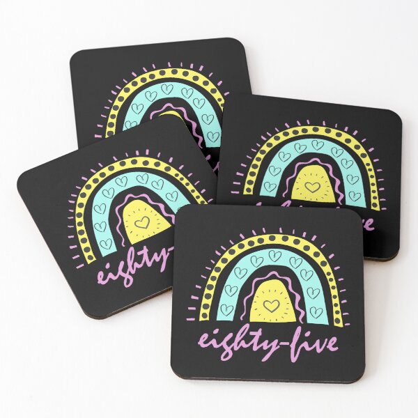 Item preview, Eighty Five Year Old Eighty Fifth Birthday Cute Fun Doodle Boho Rainbow designed and sold by LadySaltwater.