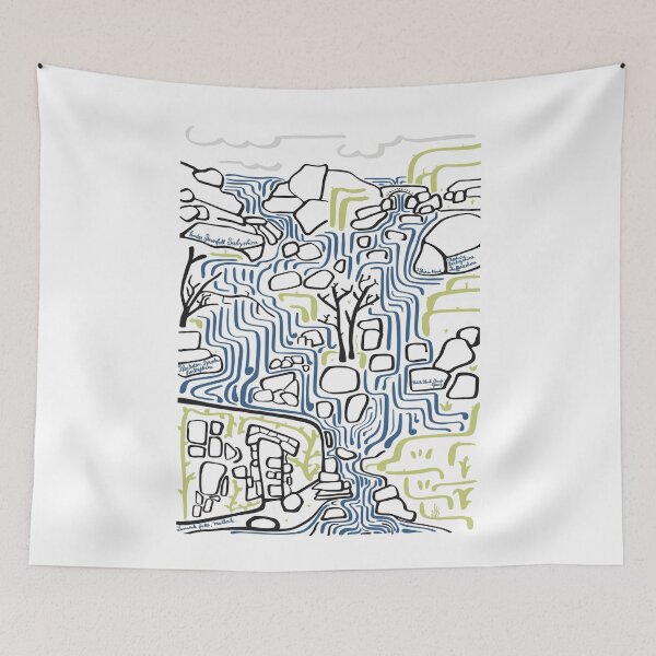 Item preview, WATERFALLS | CHESHIRE, DERBYSHIRE, STAFFORDSHIRE designed and sold by axelle1410.