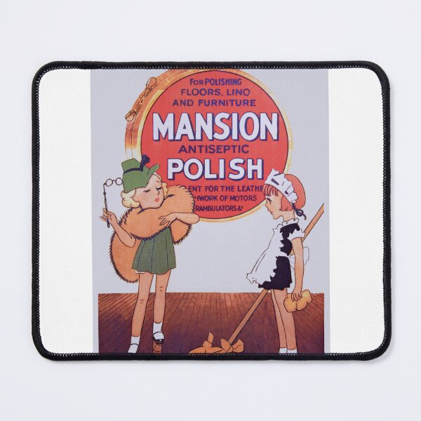Item preview, Vintage Advert for Mansion antiseptic polish designed and sold by Random Railways.