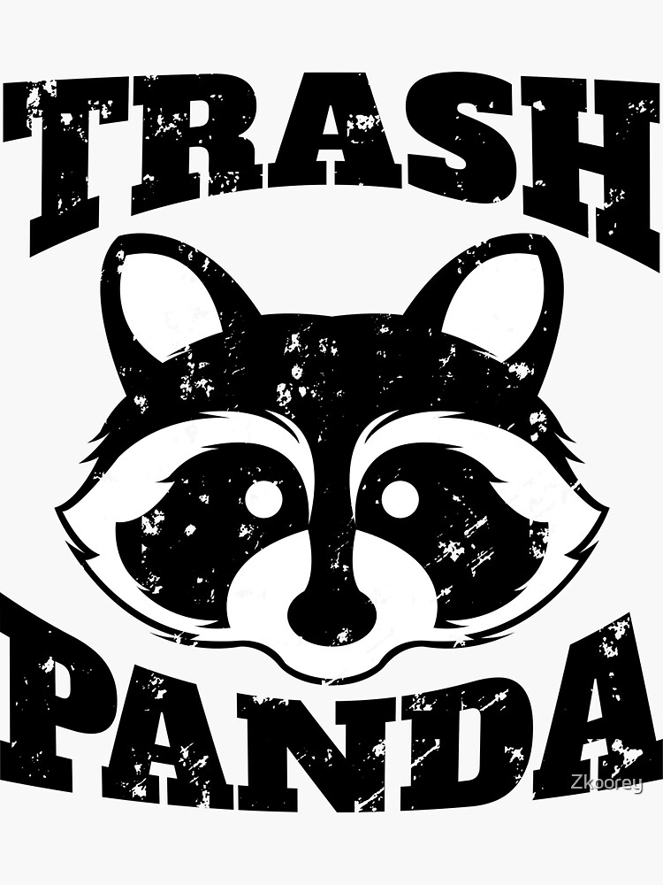 Car Decal American Emblem Trash Panda