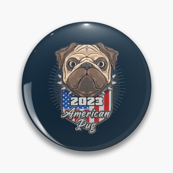 Item preview, 2023 American Pug Life designed and sold by Joy Poddar.