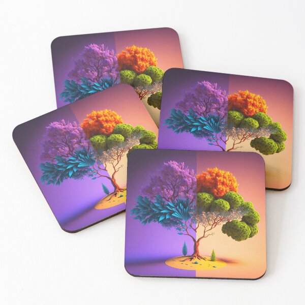 Item preview, Tree Fibonacci Style Colourful Nature Abstract designed and sold by RAGANADesign.