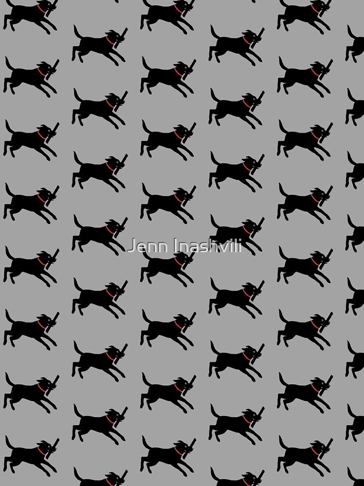 Happy Black Lab Running | Cute Labrador Retriever by ShortCoffee