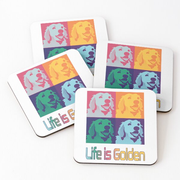 Item preview, Life is Golden Retriever Dogs designed and sold by FlippinTurtles.