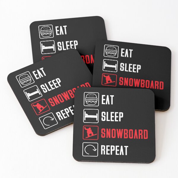 Item preview, Eat Sleep Snowboard Repeat designed and sold by Fun-T-Shirts.