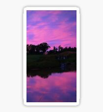 lavender sky Sticker