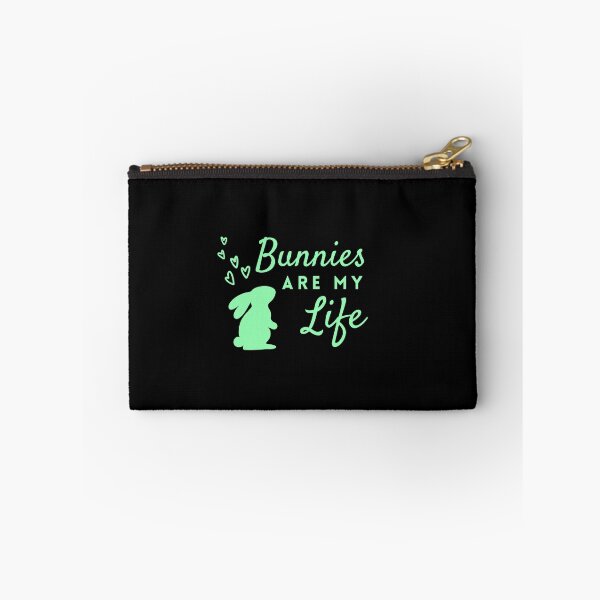 Item preview, Simple Bunnies Are My Life in Mint Green ❤ designed and sold by hearthearts.