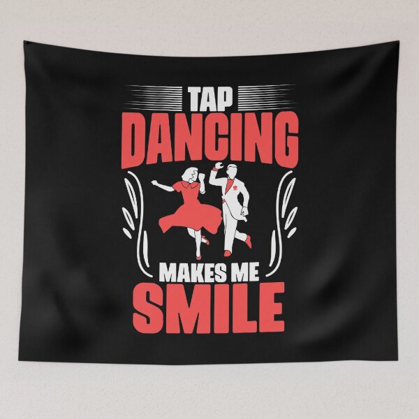 Item preview, Awesome Tap Dancing Makes Me Smile For Tap Dance Tap Dancer designed and sold by Nessshirts.