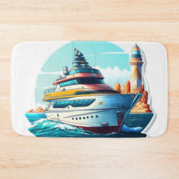 Item preview, Yacht Adventures 2 | Colorful Cartoon Travel designed and sold by Sunchaser World.