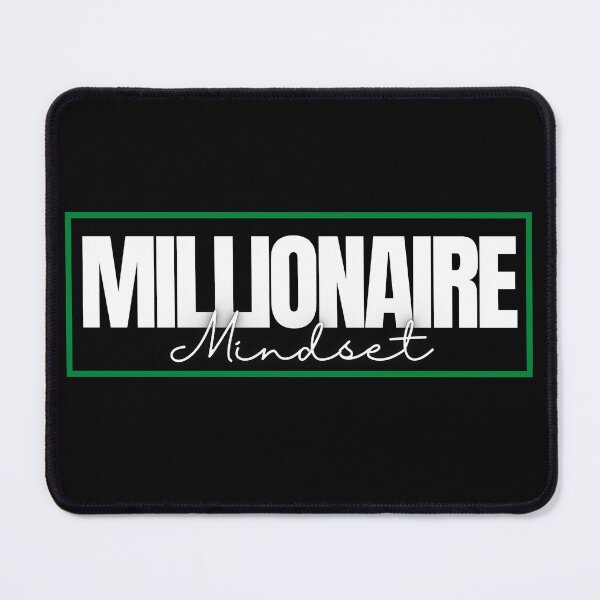 Item preview, Millionaire Mindset green frame poster  designed and sold by KingsManKind.