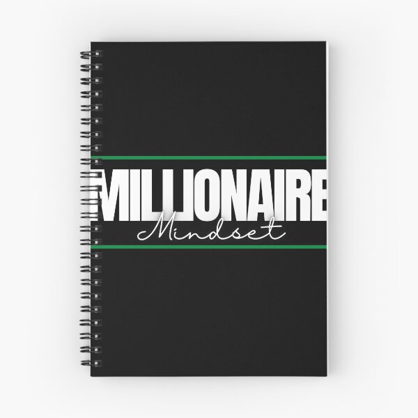 Item preview, Millionaire Mindset green frame poster designed and sold by KingsManKind.