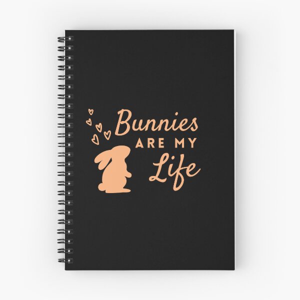 Item preview, Simple Bunnies Are My Life in Soft Orange ❤ designed and sold by hearthearts.