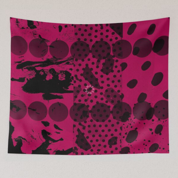 Item preview, Hot Pink Black Abstract Design  designed and sold by AmezMemes.