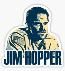 jim hopper Sticker