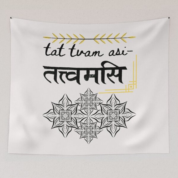 Item preview,  Tat tvam asi-Second procklamation from Tulshi Sen's ASOS book and this is a TULSHI SEN apptoved design with proper sanskrit spelling..Spiritualism, hinduism, buddhism, soul searching,  designed and sold by IORODAN.
