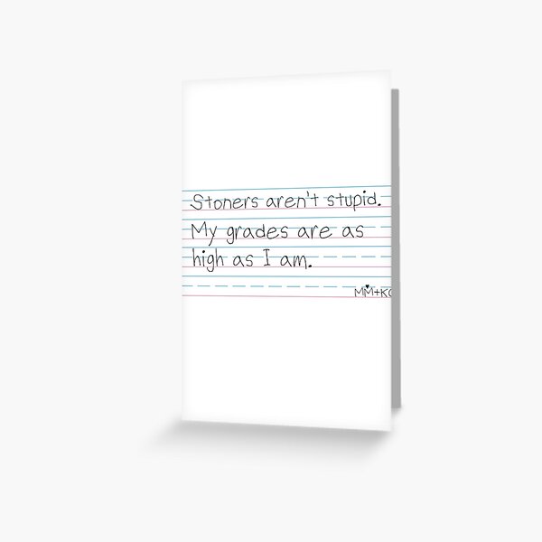 Grades Greeting Card