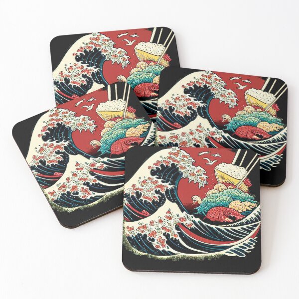 Item preview, Greate wave japanese dragon #2 designed and sold by PhiloSophyEye.