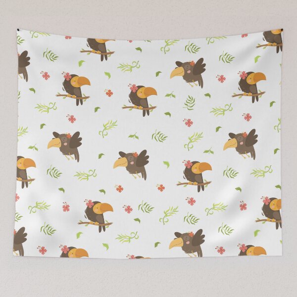 Item preview, Everybirdy Golder Birds Parrot Pattern  designed and sold by HusseinHB.