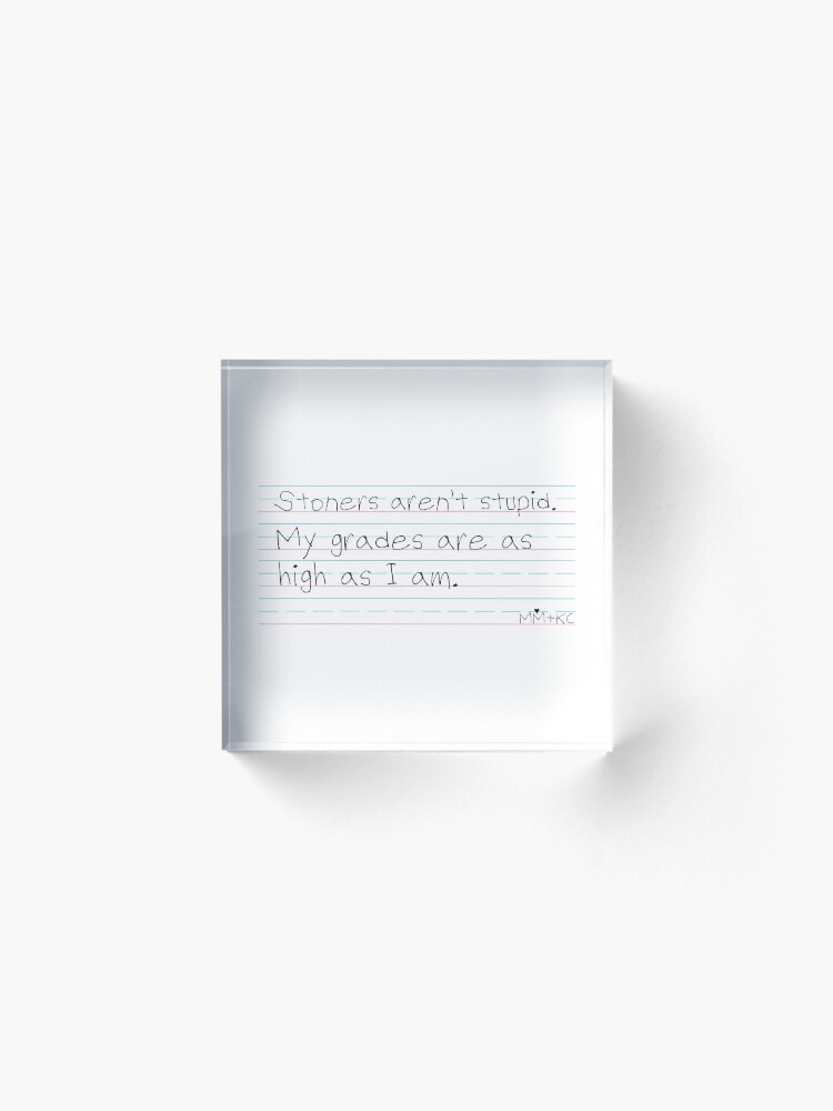 Alternate view of Grades Acrylic Block