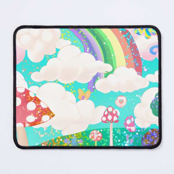 Item preview, Rainbow clouds with glitter  designed and sold by TheBigBlue.