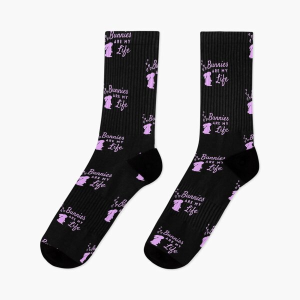 Item preview, Simple Bunnies Are My Life in Purple ❤ designed and sold by hearthearts.
