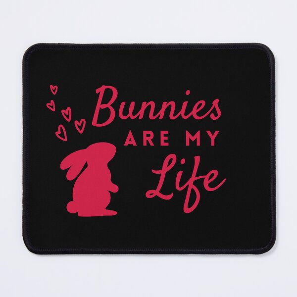 Item preview, Simple Bunnies Are My Life in Red ❤ designed and sold by hearthearts.