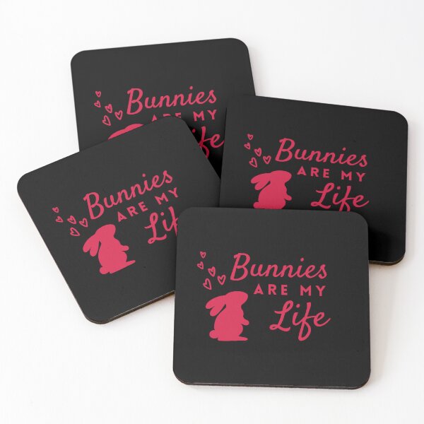 Item preview, Simple Bunnies Are My Life in Red ❤ designed and sold by hearthearts.