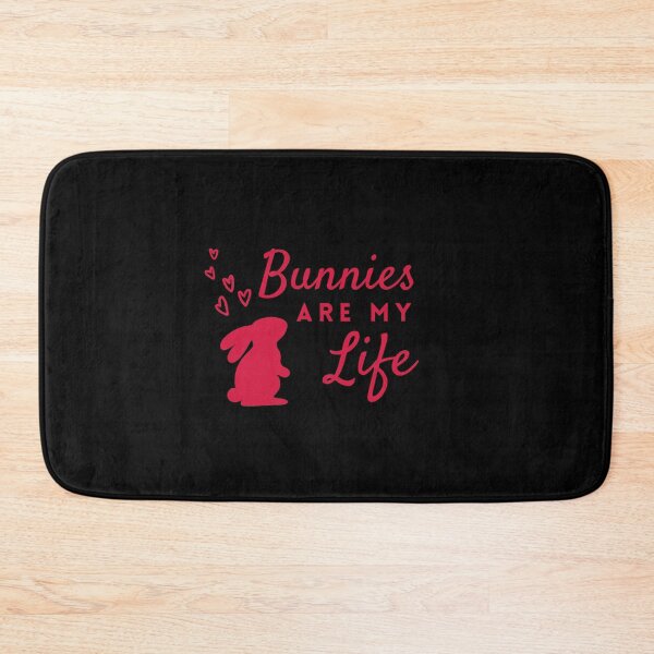 Item preview, Simple Bunnies Are My Life in Red ❤ designed and sold by hearthearts.