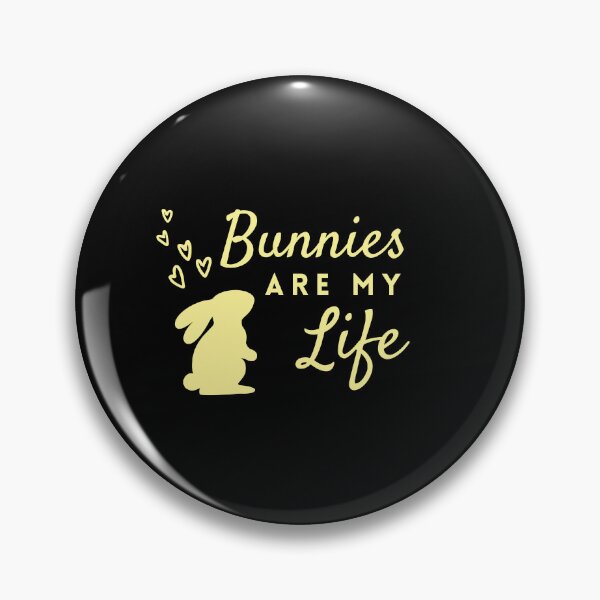 Item preview, Simple Bunnies Are My Life in Yellow ❤ designed and sold by hearthearts.