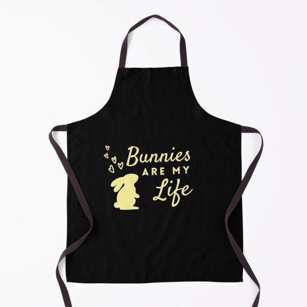 Item preview, Simple Bunnies Are My Life in Yellow ❤ designed and sold by hearthearts.
