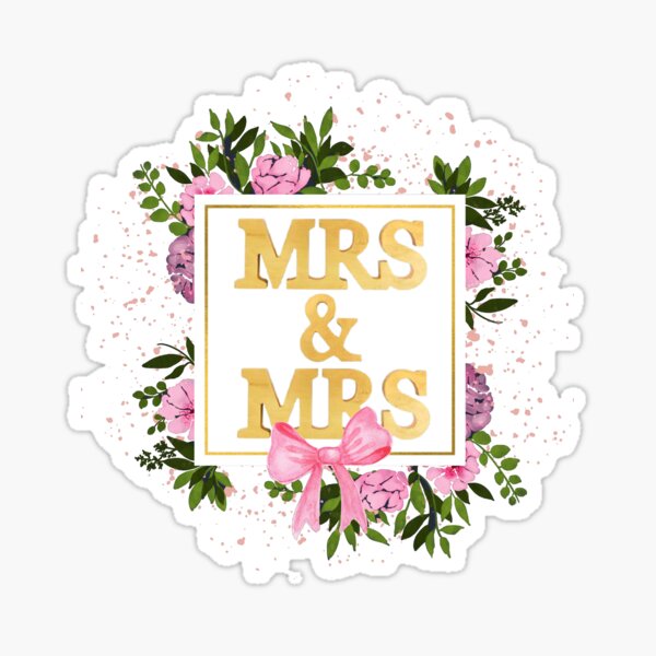 35 Mr Mrs Pink Stickers, Wedding Favour Stickers, Floral Wedding, Wedding  Scrapbook Stickers, Pink Craft Stickers, Mr Mrs Wedding Decoration 