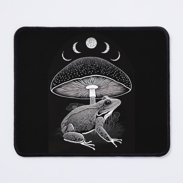Item preview, Frog Under Mushroom Dark Academia Cottagecore Aesthetic Goth Mystical - Edgy Fairygrunge Look designed and sold by nicestr.