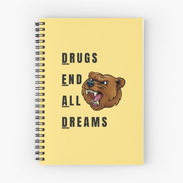 Item preview, Cocaine Bear Inspired DEAD Drugs End All Dreams Prevent Drug Abuse and Illicit Trafficking Drugs Awareness designed and sold by PositiveVibes26.