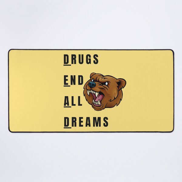 Item preview, Cocaine Bear Inspired DEAD Drugs End All Dreams Prevent Drug Abuse and Illicit Trafficking Drugs Awareness designed and sold by PositiveVibes26.