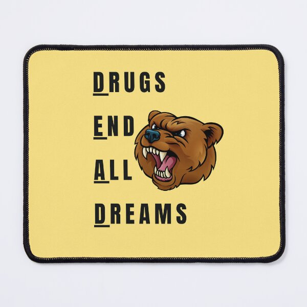 Item preview, Cocaine Bear Inspired DEAD Drugs End All Dreams Prevent Drug Abuse and Illicit Trafficking Drugs Awareness designed and sold by PositiveVibes26.