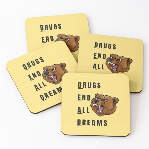Item preview, Cocaine Bear Inspired DEAD Drugs End All Dreams Prevent Drug Abuse and Illicit Trafficking Drugs Awareness designed and sold by PositiveVibes26.