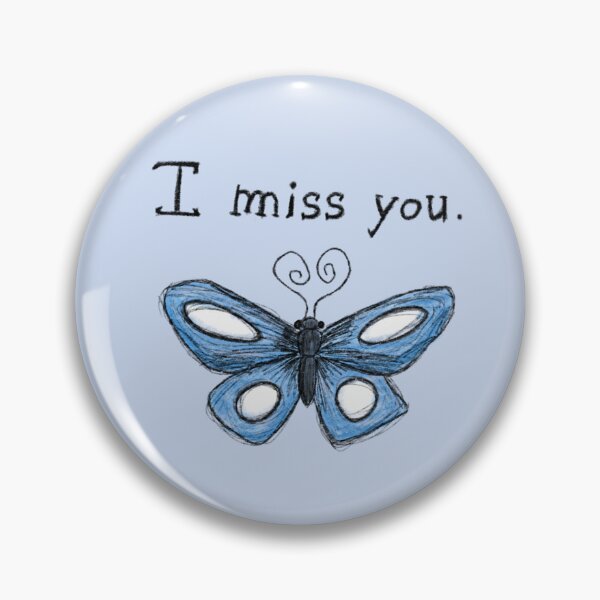 Item preview, I miss you butterfly designed and sold by Vy2fougere.