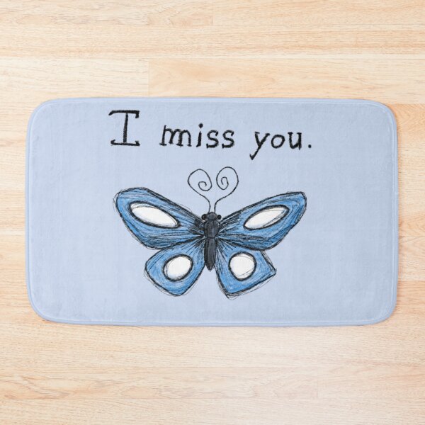 Item preview, I miss you butterfly designed and sold by Vy2fougere.