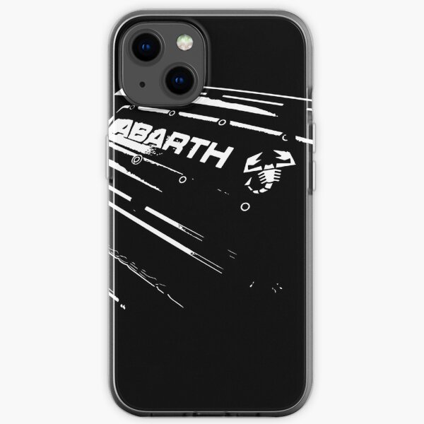 Abarth Engine Cover - Blanc Coque souple iPhone