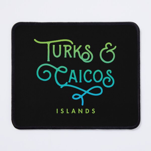 Item preview, Turks and Caicos Islands Typographic Ocean Wave Design designed and sold by Futurebeachbum.