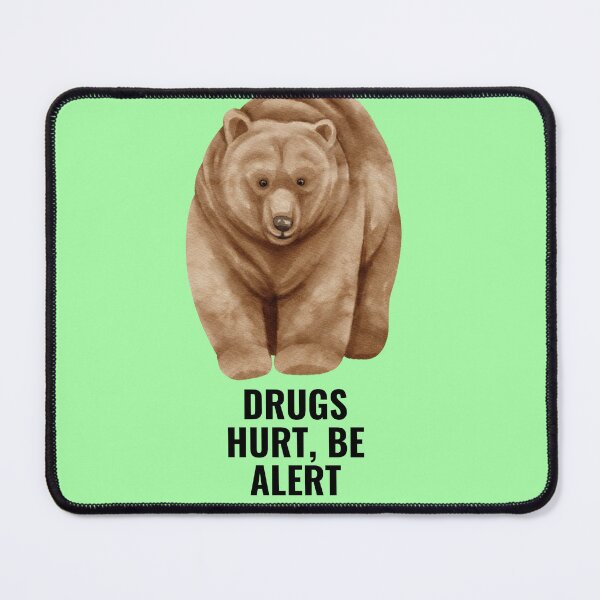 Item preview, Drugs Hurt Be Alert Cocaine Bear Inspired Prevent Drug Abuse and Illicit Trafficking Drugs Awareness designed and sold by PositiveVibes26.