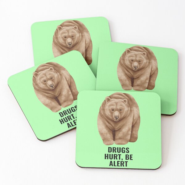 Item preview, Drugs Hurt Be Alert Cocaine Bear Inspired Prevent Drug Abuse and Illicit Trafficking Drugs Awareness designed and sold by PositiveVibes26.