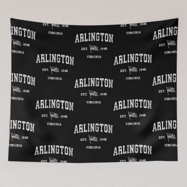 Item preview, Arlington Virginia Va Vintage Us Flag Sports Design designed and sold by EstherDoyle.