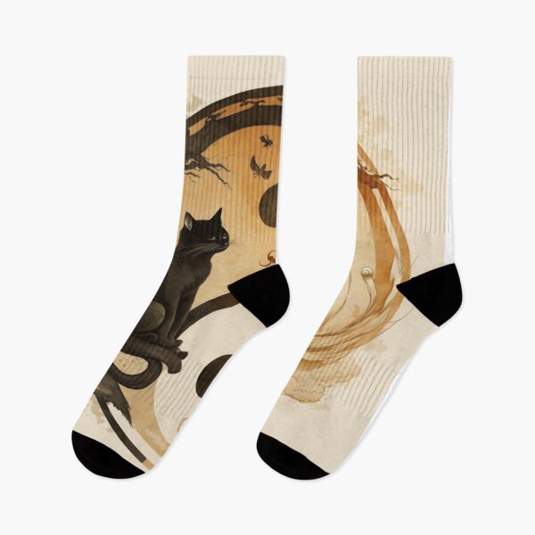 Aperçu de l'œuvre Chats Yin Yang créée et vendue par SRobDesign.